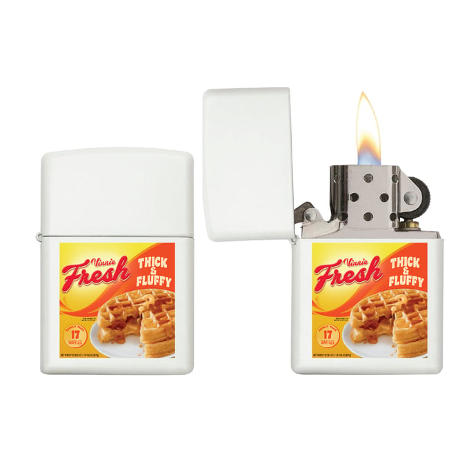 Image of Vinnie Fresh Thick & Fluffy Waffle Wind Proof Lighter