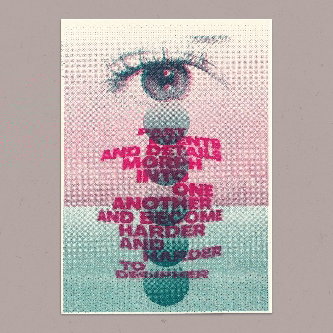 Image of Growing Pains Risograph Print