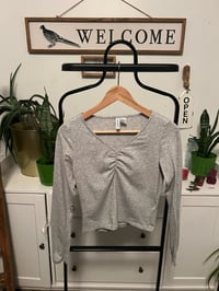 Image 1 of H & M gray top 