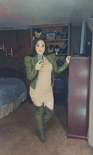 Image of Sweater Puff Dress