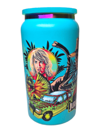 Image 3 of Life Finds a Way 16oz stainless steel can cup with lid