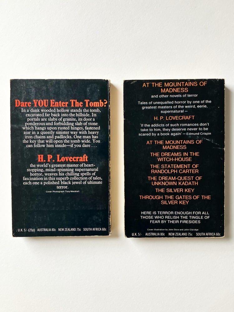 Two Panther Horror Lovecrafts Image 2