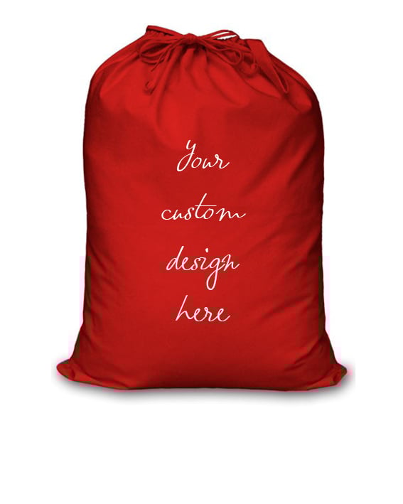 Image of Personalised Christmas Santa Sack - Custom Design