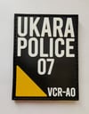 UKARA Police VCR-AO Shoulder Patch - Yellow (PVC)