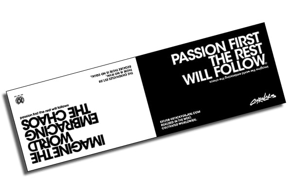 Image of The Chronicles Passion First Ver. 3 Decal