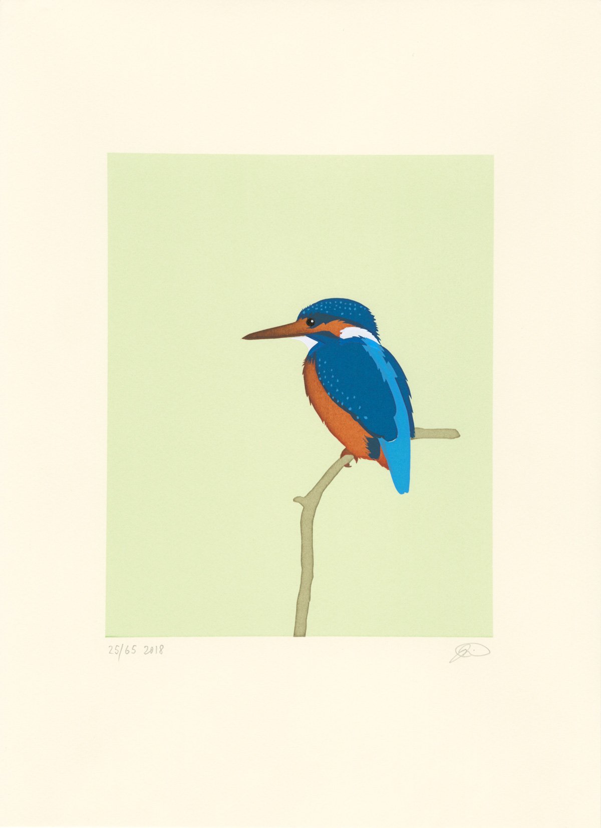 Image of Kingfisher Screen Print