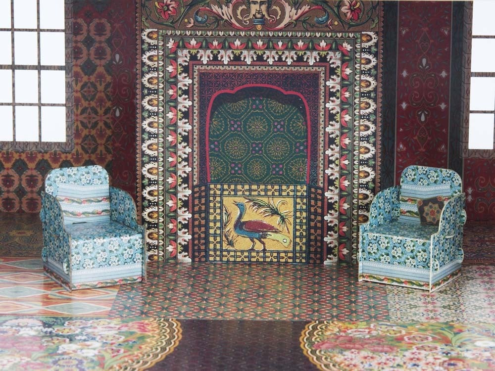 Image of Emily's Dollhouse with all accessories (1/2 scale)