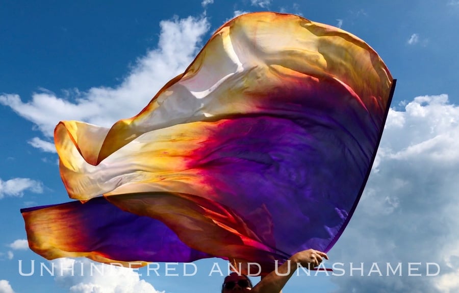 Image of Hand-Dyed Warrior's Armor- Worship Flags