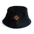 BUCKET HAT black X while logo Image 2