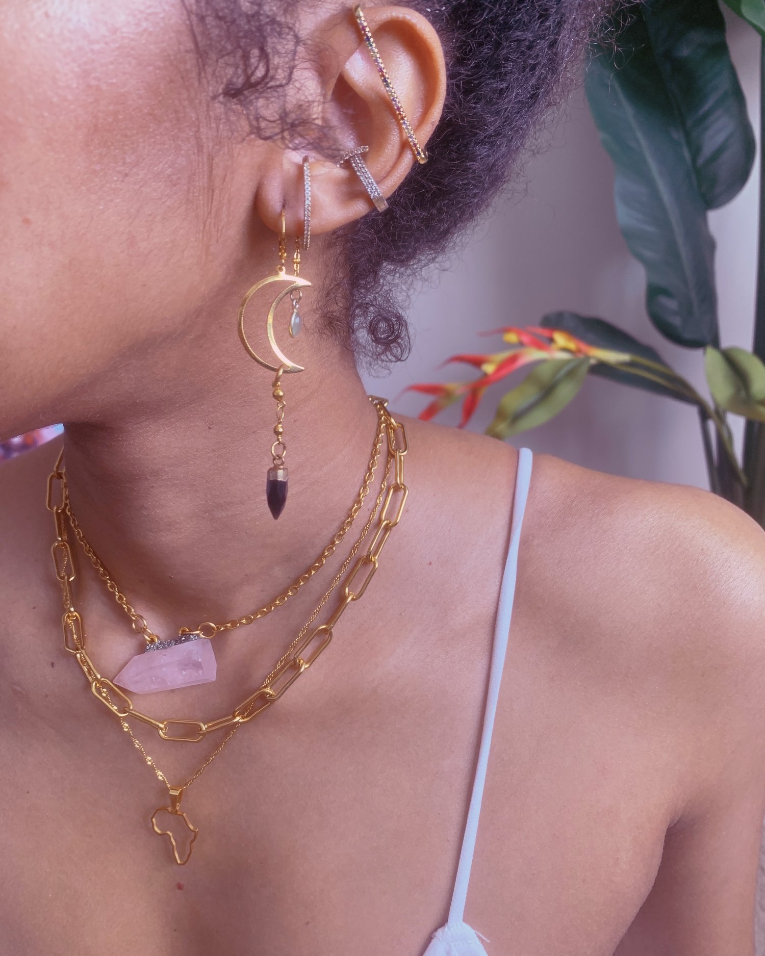 Image of LITTLE BAOBAB • Africa Pendant Necklace