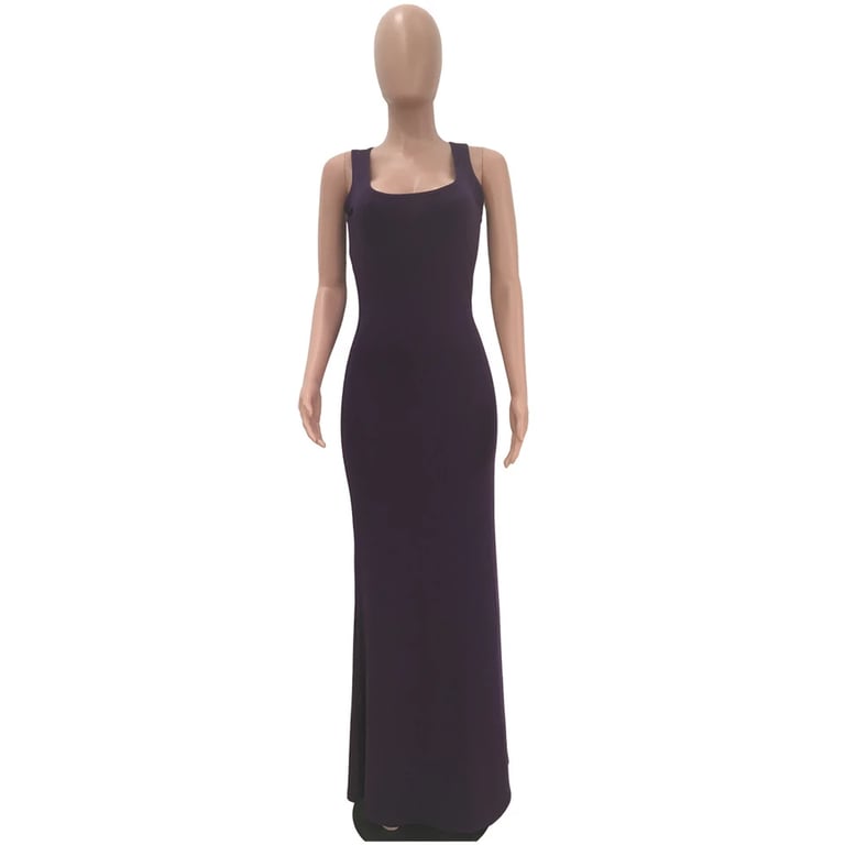 Solid color dress Image 5