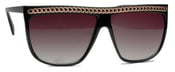 Image of Chain Flat Top Sunglasses