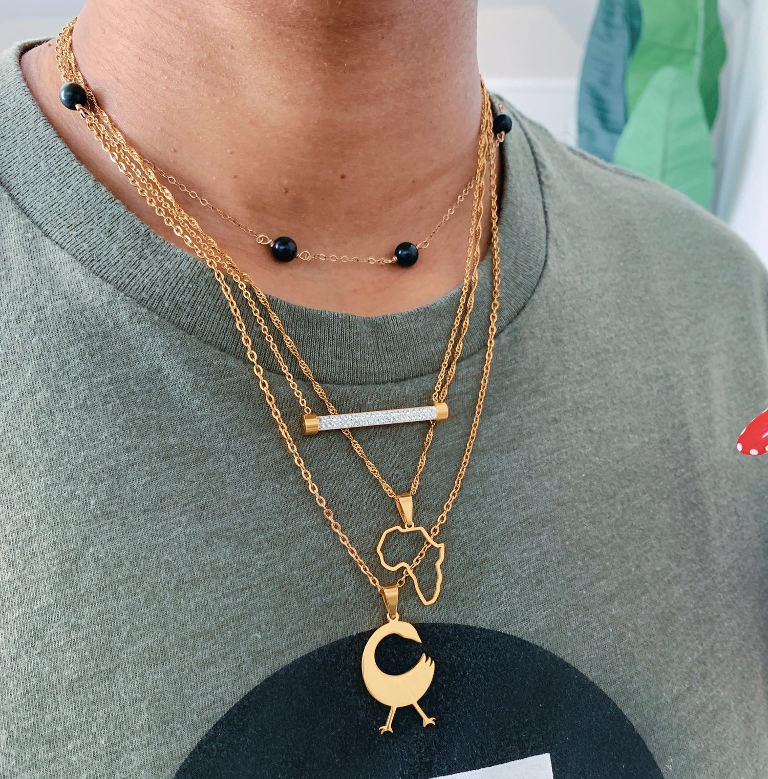 Image of LITTLE BAOBAB • Africa Pendant Necklace