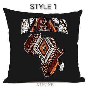Image of NAADU COLLECTION-Map of Africa Cushion Covers