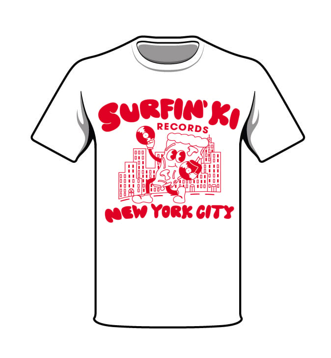 Image of SURFIN'KI RECORDS NYC TSHIRT