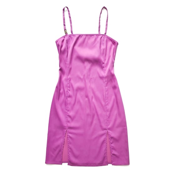 Image of Versace Purple Mini Dress