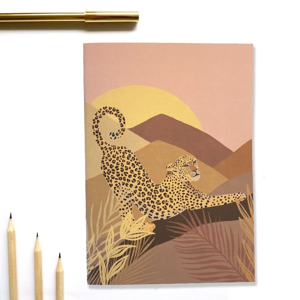 Image of A5 Morning Leopard Notebook