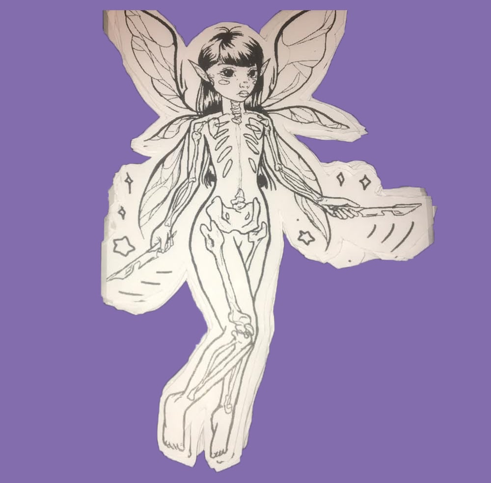 Image of your bounds angel sticker