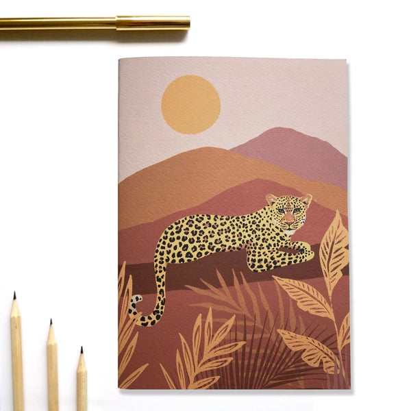 Image of A5 Day Leopard Notebook