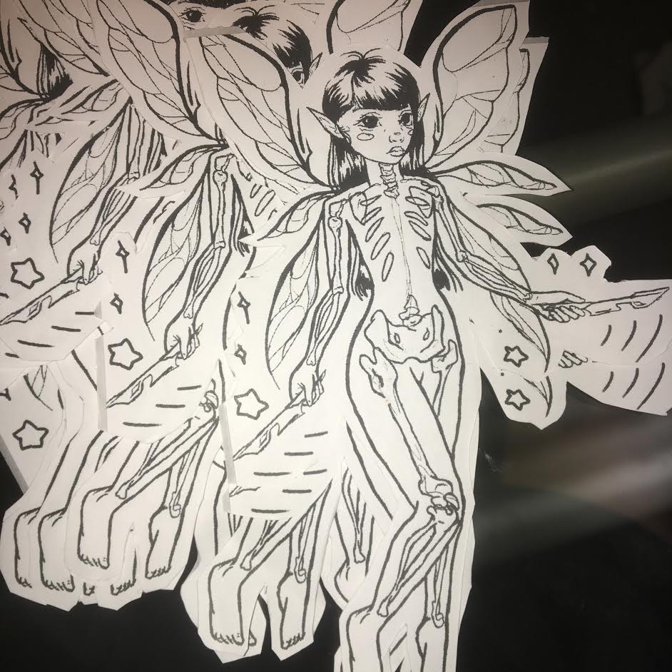 Image of your bounds angel sticker