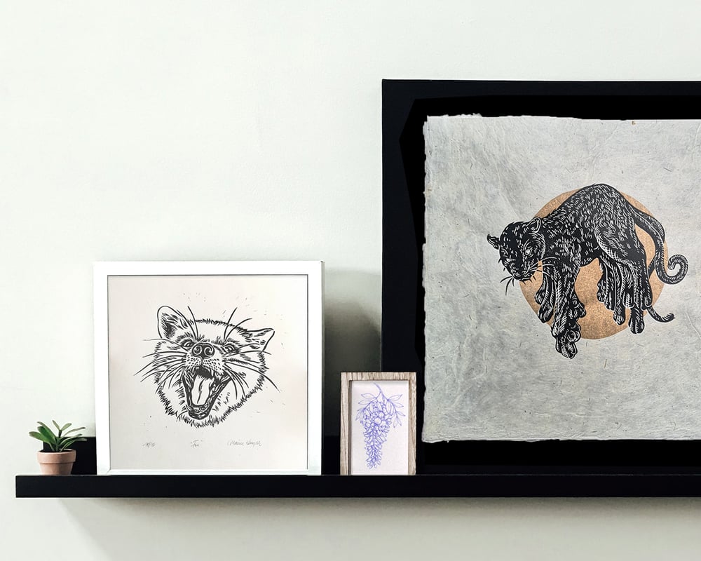 Fox Linoprint