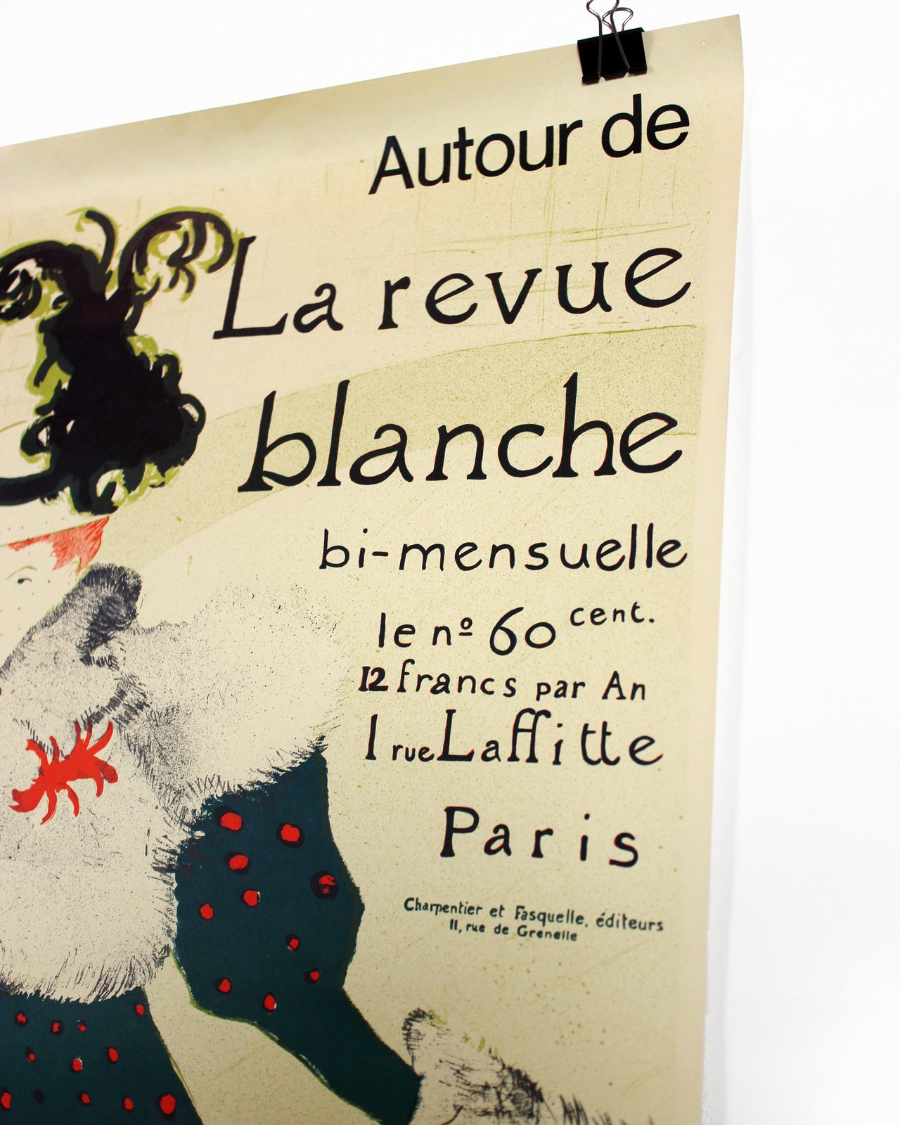 Original Autour de La Revue Blanche Galerie Maeght (Toulouse Lautrec)  Lithograph Poster ca. 1966 | Out Of Prints | Vintage Orginal Prints and  Poster