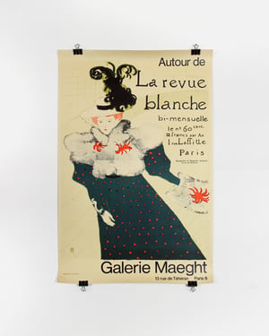 Original Autour de La Revue Blanche Galerie Maeght (Toulouse Lautrec) Lithograph Poster ca. 1966
