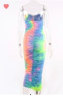 Image of Tie-Dye Scrunch Dress