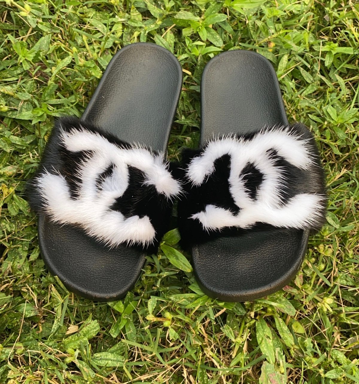 Image of Black CC  Slipper