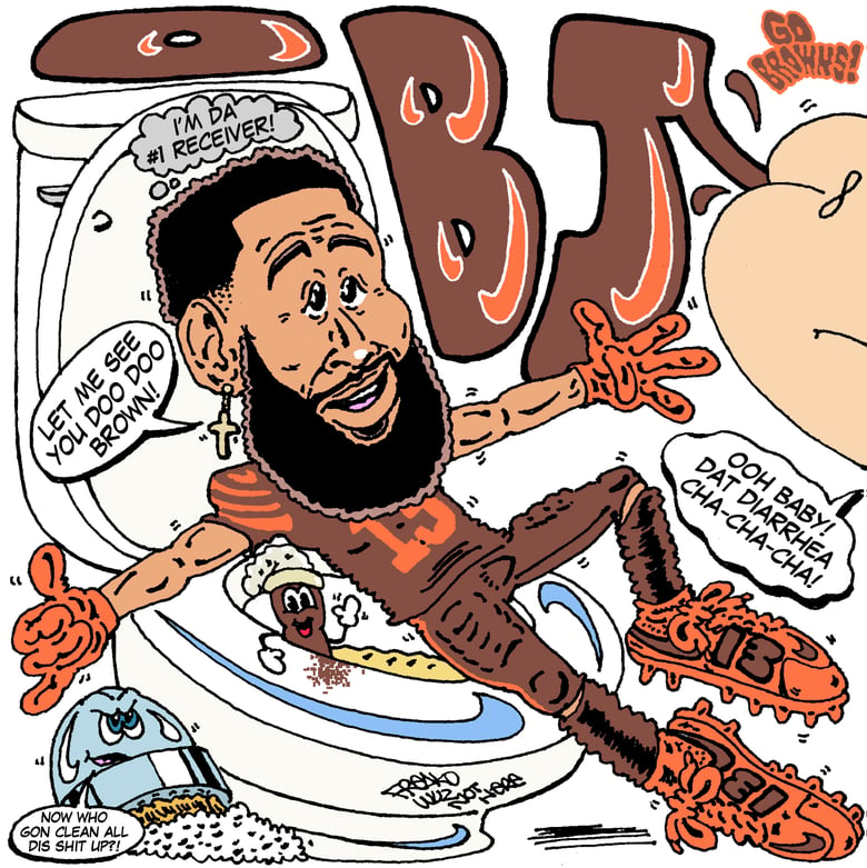 Image of OBJ DA BOOTY JUICE MAN PRINT