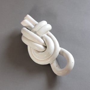 Image of Climber's knot wall decor (frosted white)