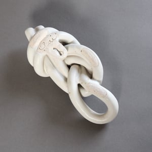 Image of Climber's knot wall decor (frosted white)