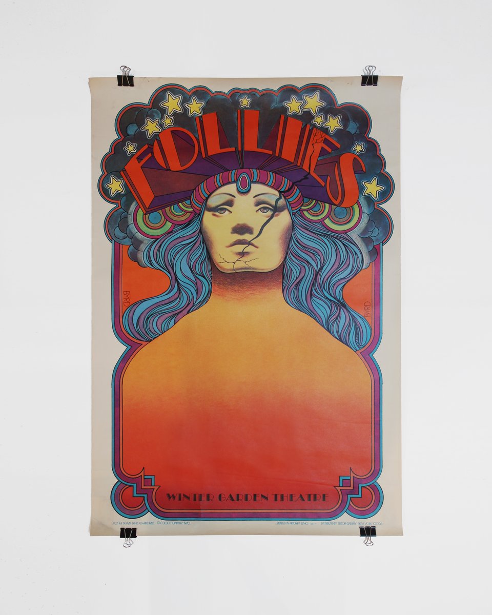 Vintage Original Broadway Follies Winter Garden Theatre David Edward