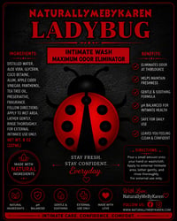 Image 2 of “LADYBUG” INTIMATE WASH Maximum Odor Eliminator & INTIMATE REFRESHER MAXIMUM ODOR ELIMINATOR