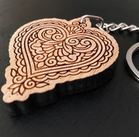 Image 1 of Bamboo Keychain