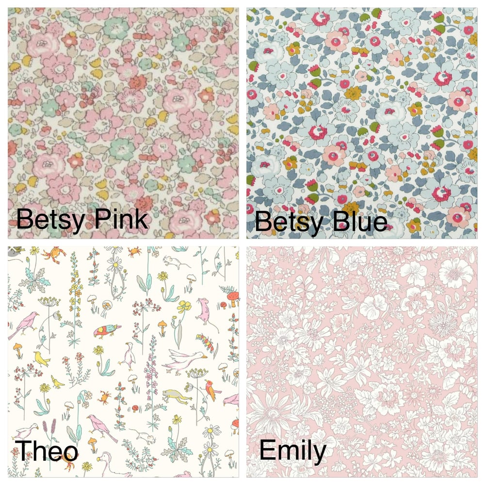 Image of LIBERTY PRINT FABRIC LETTERS 
