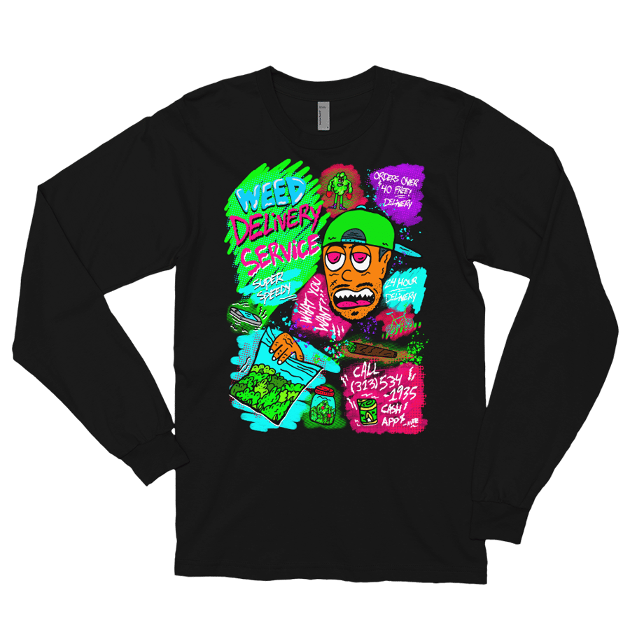 Image of Weed Delivery Unisex Long Sleeve
