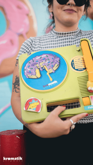 Image of 7' Jelly Feel (Donut) -Kromatik Slipmat