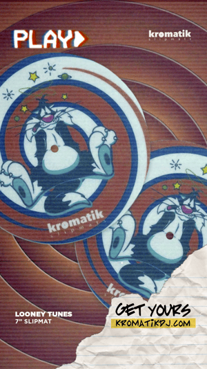 Image of 7" Looney Tunez -Kromatik Slipmat