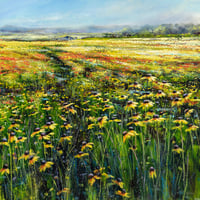 Kara Strachen "Yellow Daisy Field"