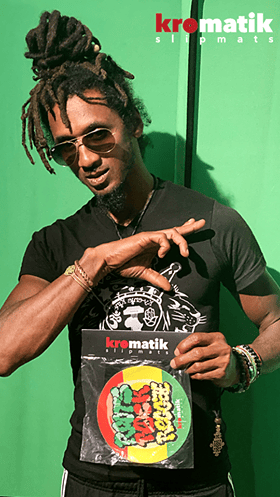 Image of 7" Roots Rock Reggae -Kromatik Slipmat