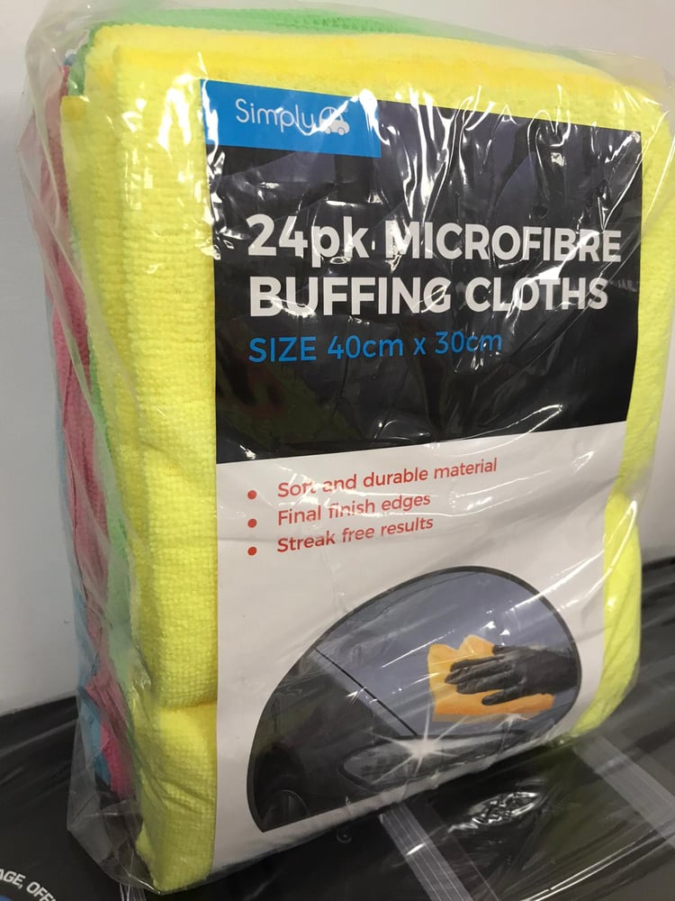 Image of 24Pk Microfibre Cloths 