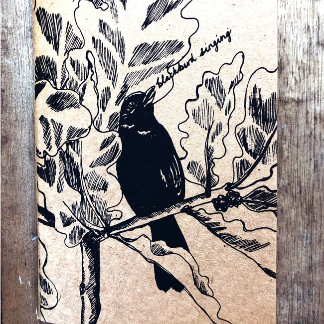 Singing blackbird notebook