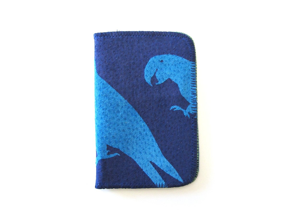 Image of Blue Parrots Card Holder