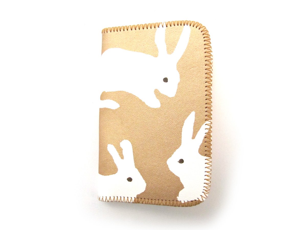 Image of Gold Rabbits Card Holder