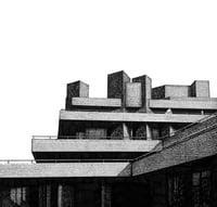 National Theatre Study 6. Original Pen and Ink Drawing.