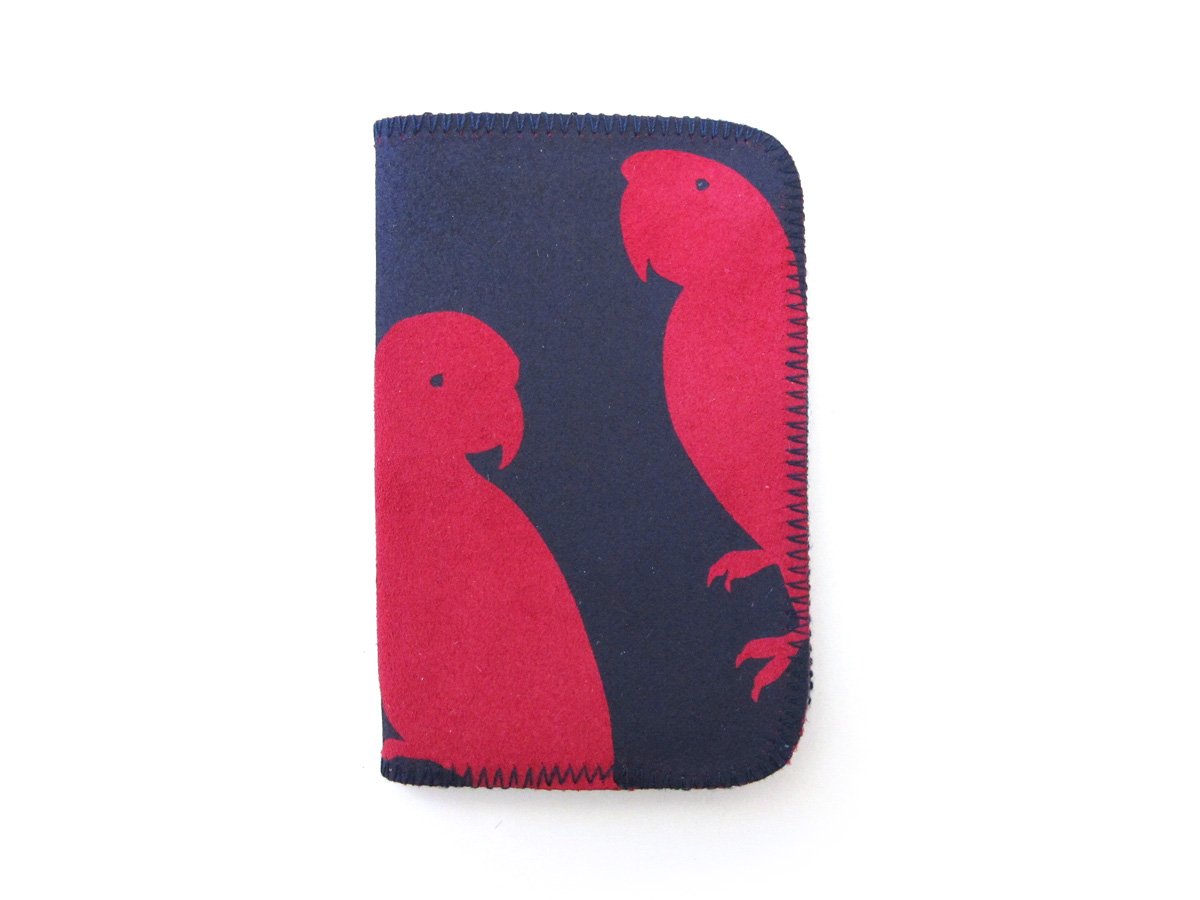 Image of Pink Parrots Card Holders