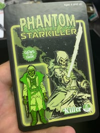 Image 3 of Vintage Collector - Phantom Starkiller Enamel Pin (Glow in the Dark Green variant)