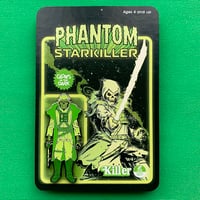 Image 2 of Vintage Collector - Phantom Starkiller Enamel Pin (Glow in the Dark Green variant)