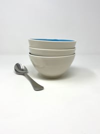 Image 1 of Porcelain Turquoise Bowl